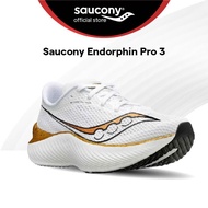 Saucony Endorphin Pro 3 Road Running Race Shoes Men's - WHITE/GOLD S20755-13