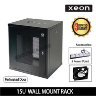 15U Heavy Duty Wall Mount Server Rack (EXTRA packaging)