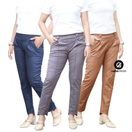 KATUN Women's Baggy Pants Cotton Stretch American Drill Women's Long Pants Begy