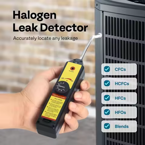 WJL-6000 Freon Leak Detector Refrigerant Gas Leak Detector HVAC Tester R22 R410A R134A 1234YF