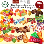 ROSHEN Mix Candy Jelly Crazy Bee Coklat Konafetto Gummy Halal Bim Bom Gummy Gula gula Viral Candy Cr