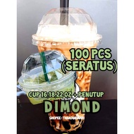 [100pcs] Cup TINGGI+Penutup 14,16,18,22oz [CUP TINGGI]