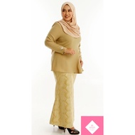 Baju Kurung Modern Plus Size Army Green 1599719