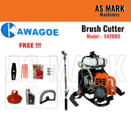 Kawagoe 542RBS Brush Cutter II Generation Stick 24MM & 2 Bearing drum Lebih Ringan Mesin rumput