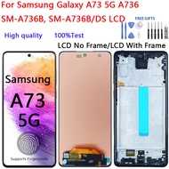 For Samsung Galaxy A73 5G A736 SM-A736B, SM-A736B/DS LCD Display Touch Screen Digitizer Assembly Rep