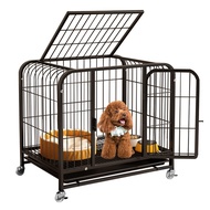 Dog Crate Small Size Dogs Teddy Cat Cage with Toilet Separation Medium-Sized Dog Corgi Indoor Home Large Pet House