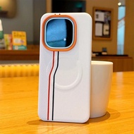 IQOO 15 Leather Case for Vivo Iqoo13 Magnetic Metal Lens Ring Wireless Charging Mobile Phone Cover