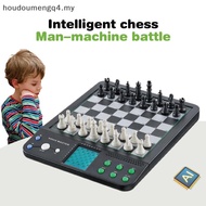 houdoumengq4 Electronic Chess Game Magnetic Chess Piece Sensory Board Screen Novice Learning Intelli