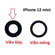 IPhone 12 mini camera glass - Thin rim (1 piece)