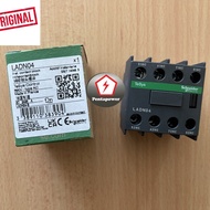 Schneider LADN04 Auxiliary contact block, TeSys D, 4NC, front mounting, screw terminals