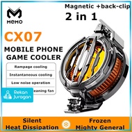HP MEMO Smartphone Cooling Fan Magnetic Cooling Fan RGB Gaminghp - CX07