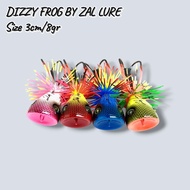 DIZZY FROG ZAL LURE. BUBBLE FROG. cork casting bait. cork casting lure