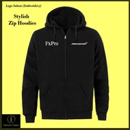 Zipper Hoodie  Jacket Classic McLaren Racing Team FxPro Formula 1 Performance Sportswear Streetwear 