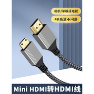 Mini HDMI to HDMI Cable Data Cable 2.0 Cable 4K @ 60HZ HD Transmission Cable SLR Camera Notebook Con