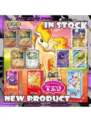 Original Gem Pack Vol 4&Vol 3&Vol 2Booster Box Sealed Cards Simplified Chinese Version PKM Trading C