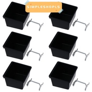 SIMPLESHOPLS Pegboard Bins, PP Pegboard Hooks, Pegboard Box