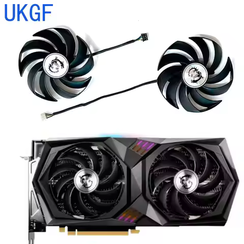 New 95MM 4PIN PLD10010S12HH RTX3060 Ti GPU Fan for MSI Radeon RX 6700 XT Gaming X GeForce RTX 3060 G