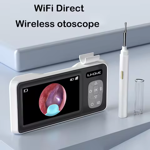 4.3'' IPS Screen P2P Point-to-Point Ear Scope Camera Smart Visual Ear Cleane USB Ear Sticks Health C