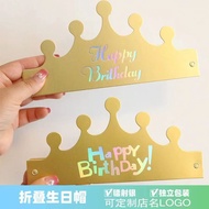 Birthday Hat Birthday Hat Foldable Birthday Hat Adult Birthday Hat Children Birthday Hat Thickened I