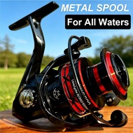 NX 2000-5000 Spinning Fishing Reels For Saltwater Freshwater Metal Spool Left/Right Interchangeable 