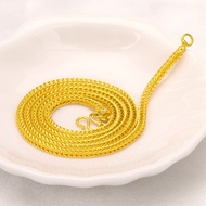 EMAS 916 Men's 24K Gold Necklace Fashion Gold Shop Same Fashion Trend Copper-Plated Gold Snake Bones