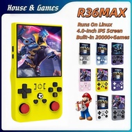 R36MAX Game Console 13cm HD Large Screen Retro Arcade Gift