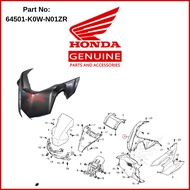 SM Cover Set RH FR Side ( 64501-K0W-N01ZR ) Adv150 💯 Honda Original Ready Stock