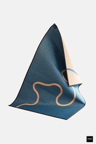 PDM เสื่ออเนกประสงค์  เสื่อตกแต่ง เสื่อแทนพรม เสื่อแต่งบ้าน ลาย Flume L ขนาด 180 x 270 cm. แบบสี่เหล