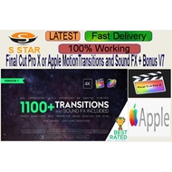 Final Cut Pro X or Apple MotionTransitions and Sound FX + Bonus V7 [LIFETIME & FULL WORKING] Full Ve