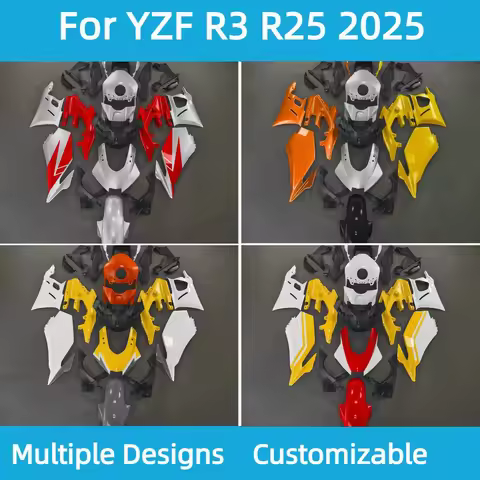 For YAMAHA YZFR25 R3 2025 Body Parts Fairing Kit YZFR3 R25 2025 Prime ABS Fairings Motorcycle