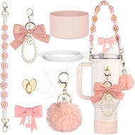 Cup Accessory Set, Including Siliocne Straw Cover, Siliocne Boots, Water Bottle Handle Strap,  Cup 4