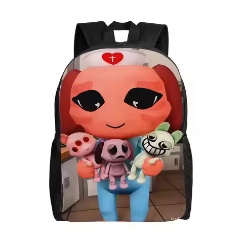 Animal Hospital Anomaly Backpack Women Polyester Sport Backpacks Lightweight Leisure School Bags Ruc