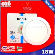 ROCIA LAMPU PANEL LED 18 WATT IB SEGI DOWNLIGHT INBOW PLAFON SLIM SNI