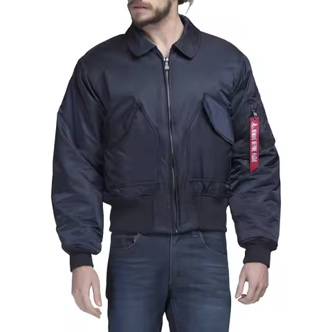 2023 Thick CWU 45P Oversized Flight Jacket Men Warm Winter Bomber Coat Air Force Military Outwear Ja