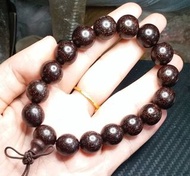 <🎖️精品推薦>(送順豐)🍂(老料滿星)12.2㎜(01)天然老料滿星小葉紫檀單圈手串手鏈(百分百純天然保真)