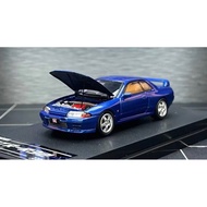 Super Model 1/64 Nissan Skyline GT-R R32 - Blue