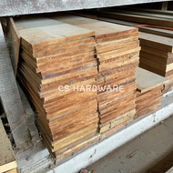 3/4'' x 10'' Solid Kayu Yellow Meranti Wood / Kayu Lantai (Kayu Ubat) - Ketam  235mm x 14mm
