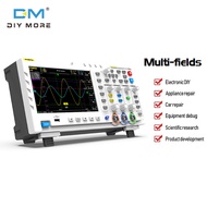 100% แหล่งกำเนิดสินค้า Diymore FNIRSI 1014D ออสซิลโลสโคปแบบดิจิตอล Dual ช่องเครื่องกําเนิดสัญญาณ Osi