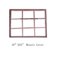 18" X 24" Mild Steel Mosaic Manhole Cover