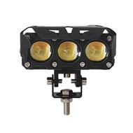 Lampu Sorot Laser Q9 3 Mata Cahaya Kuning Putih Lampu Tembak Led Foglamp CR7 SQL Waterproof Lampu Te