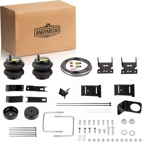 Rear Air Springs Kit for 2003-2013 2500 3500 2WD 4WD, 5000 lbs Load Leveling Air Suspension, Fits 5.