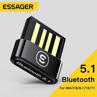 Essager Adapter Dongle Wireless USB Bluetooth 5.1 Laptop PS4 Komputer