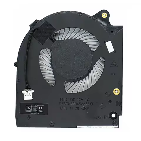 CPU Fan/GPU Fan For Dell Alienware M15 R5/R6 Ryzen 5/6 2021 Series, 12V, 4-Pin