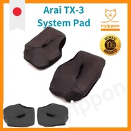 Arai TX-3 System Pad - Size Options: