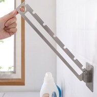 全城熱賣 - H62 折疊衣架 晾衫架 晾衣架 收納神器 304不鏽鋼 免打孔省空間夾子整理收納陽台晾衣架