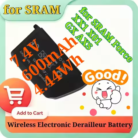 7.4V 600mAh 4.44Wh High Capacity Li-ion Replacement Battery for SRAM Force XX1 X01 GX AXS Wireless E