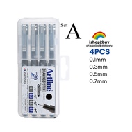 Artline Drawing Pen 11 Saiz Technical Drawing System Set for Drafting Illustration Graphic Design Bl