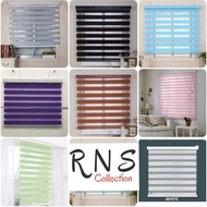 Bidai Tingkap | Modern Zebra Blinds | Blind Curtain | Zebra Bidai Outdoor | Roller Blind | Stock