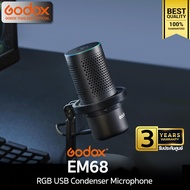 Godox Microphone EM68 RGB USB Condenser Microphone สำหรับ Live streame Video - รับประกันศูนย์ Godox
