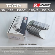 KING Bearing TOYOTA 3.0L 11B 3.4L 3B 13B 13B-T 3.7L 14BT 14B-T 4.1L 15B for Land Cruiser BJ40 60 70 
